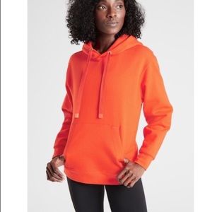 Athleta 24/7 Hoodie Sweatshirt in Torch Red